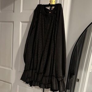 Free People cutout black sweater dress
